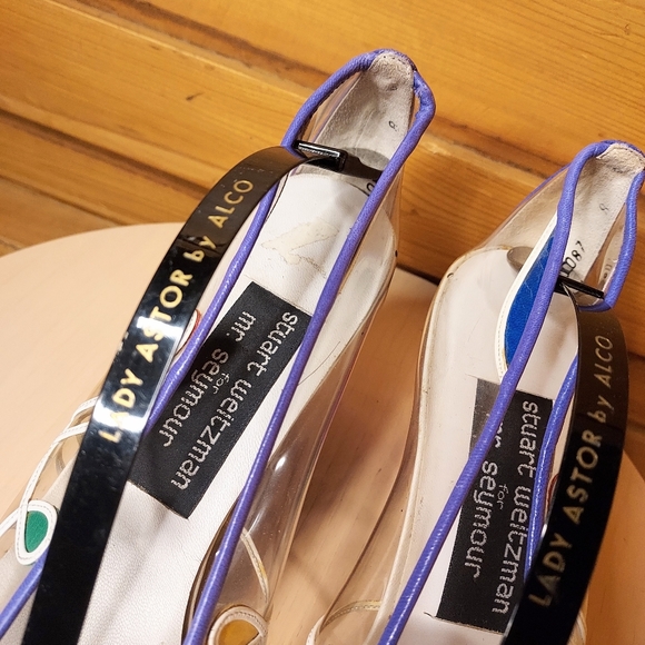 STUART WEITZMAN Clear Wedge Shoes - Picture 10 of 12